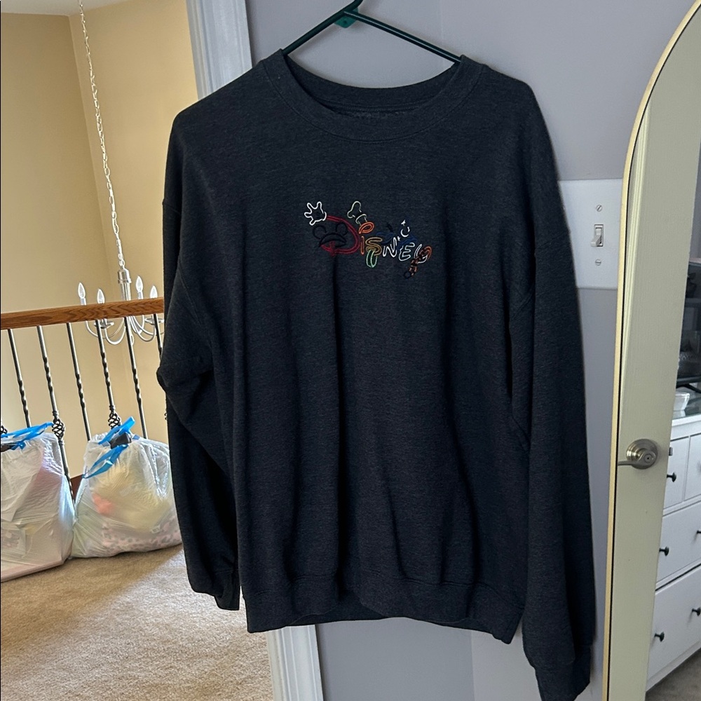 Disney dark grey crewneck